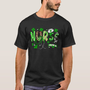Camiseta Enfermera de enfermería de San Patricio