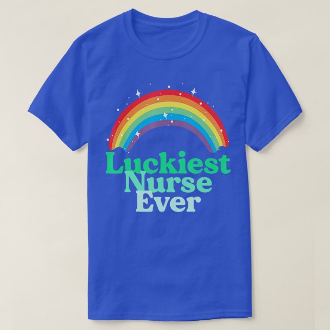 Camiseta Enfermera de enfermería de San Patrón Día de enfer (Diseño del anverso)