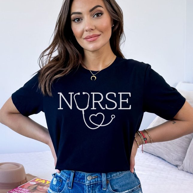 Camiseta Enfermera de enfermería de Shethoscope, graduación (Subido por el creador)