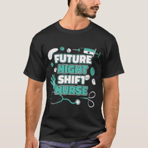 Camiseta Enfermera de enfermería en el futuro del hospital