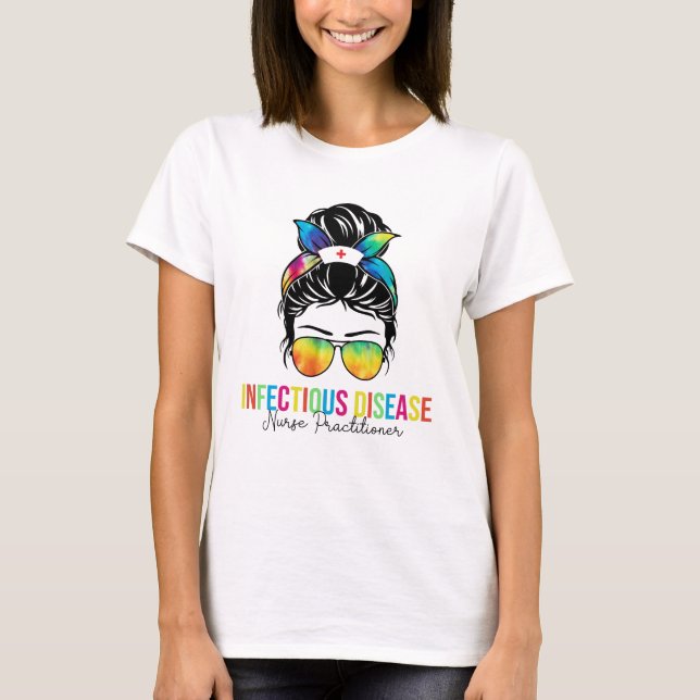 Camiseta Enfermera de enfermería infecciosa (Anverso)