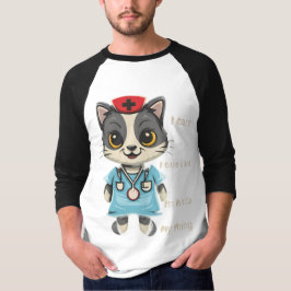 Camiseta Enfermera de gatos que se preocupa: es mi cosa