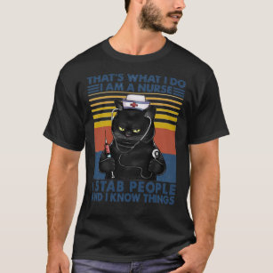 Camiseta Enfermera de gatos That&x27; es lo que hago, soy e