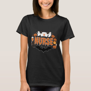 Camiseta Enfermera de Halloween que gotea diseño de vector 