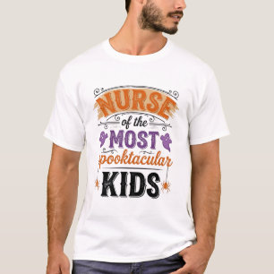 Camiseta Enfermera de Halloween Spooktacular Diseño Vintage