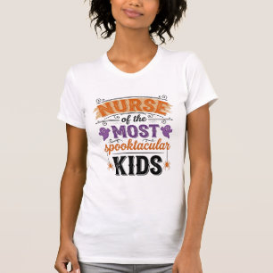 Camiseta Enfermera de Halloween Spooktacular Niños Diseño V