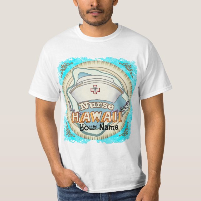Camiseta Enfermera de Hawaii (Anverso)