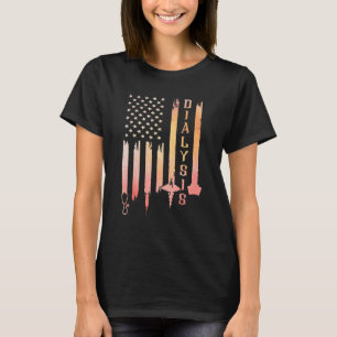 Camiseta Enfermera de Hemodiálisis Diálisis Riñón Nefrologí