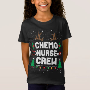 Camiseta Enfermera De Infusión De Quimioterapia Navidades C