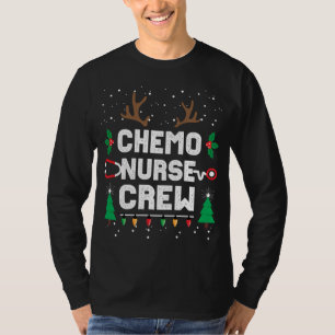 Camiseta Enfermera De Infusión De Quimioterapia Navidades C