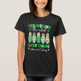 Camiseta Enfermera de L&D del Día de San Patricio Entregand