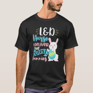 Camiseta Enfermera de L D Entrega Conejos Más Lindos