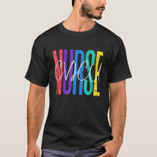 Camiseta Enfermera de la CVICU trabaja en equipo escolar M