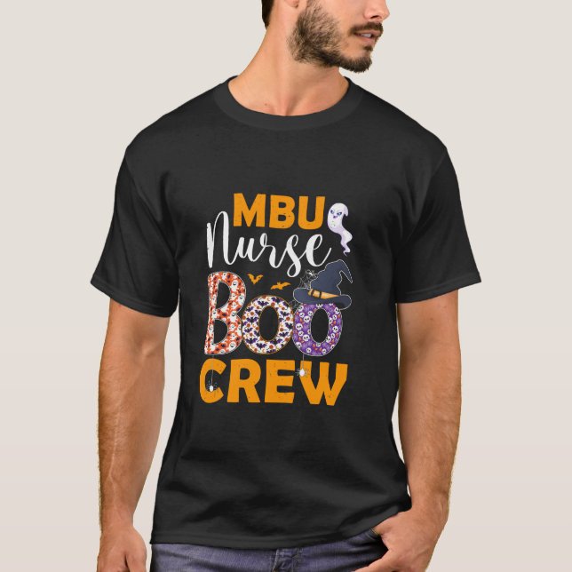 Camiseta Enfermera de la enfermera Boo Crew Spooky Boo Ghos (Anverso)