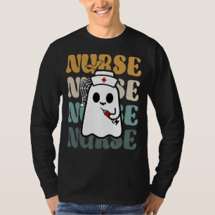 Camiseta Enfermera de la Escuela de Enfermeras Retro Groovy