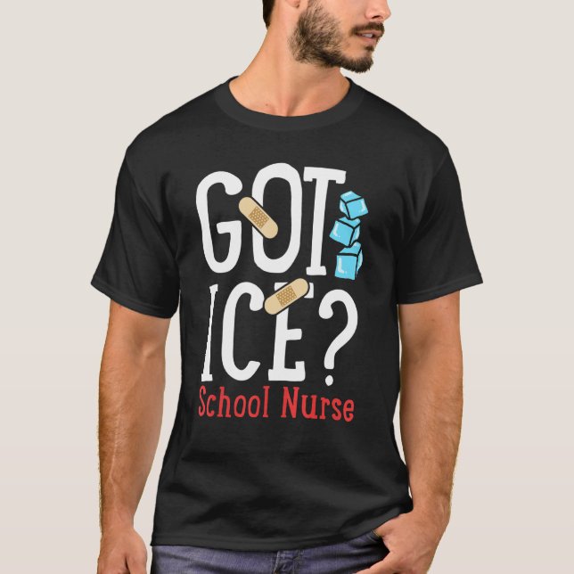 Camiseta Enfermera de la escuela de hielo (Anverso)