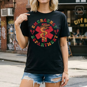 Camiseta Enfermera de la Fiesta del Departamento de Emergen