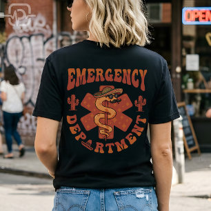 Camiseta Enfermera de la Fiesta del Departamento de Emergen