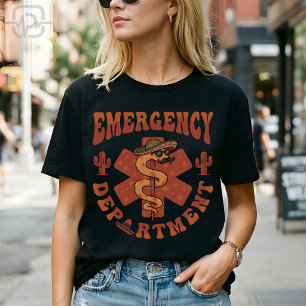 Camiseta Enfermera de la Fiesta del Departamento de Emergen