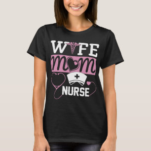 Camiseta enfermera de la mamá de la esposa