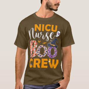 Camiseta Enfermera de la NICU Boo Crew Spooky Boo Ghost Hal