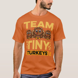 Camiseta Enfermera de la NICU Divertidos pavos pequeños Acc