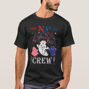 Camiseta Enfermera De La Np Tres Fantasma Blanco Rojo Y Gho