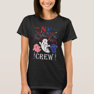 Camiseta Enfermera De La Np Tres Fantasma Blanco Rojo Y Gho