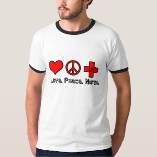 Camiseta Enfermera de la paz del amor, LPN