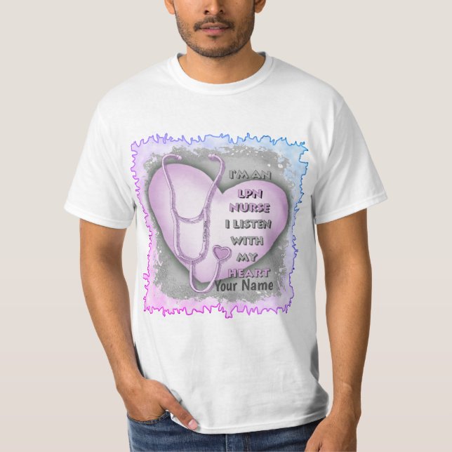 Camiseta Enfermera de la RPN del Corazón Púrpura (Anverso)