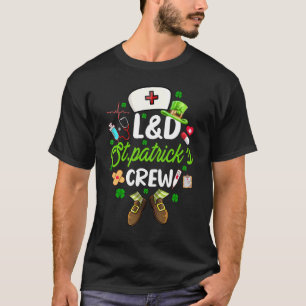 Camiseta Enfermera de la tripulación de L&d St Patrick