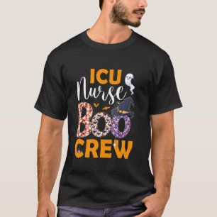 Camiseta Enfermera de la UCI Boo Crew Spooky Boo Ghost Hall