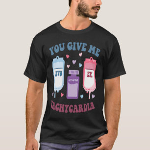 Camiseta Enfermera de la UCI Valentine Day Groovy me das Ta