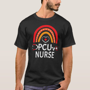Camiseta enfermera de la unidad de atención progresiva Pcu