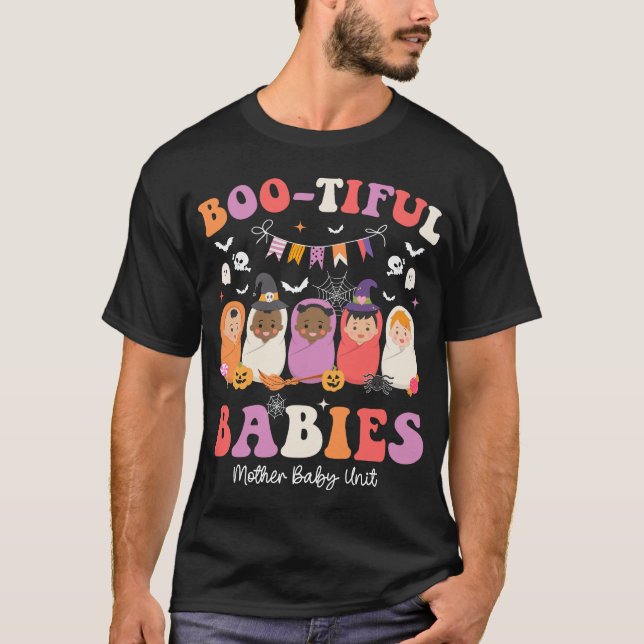 Camiseta Enfermera de la unidad de madre e hijo Bootiful Ba (Anverso)