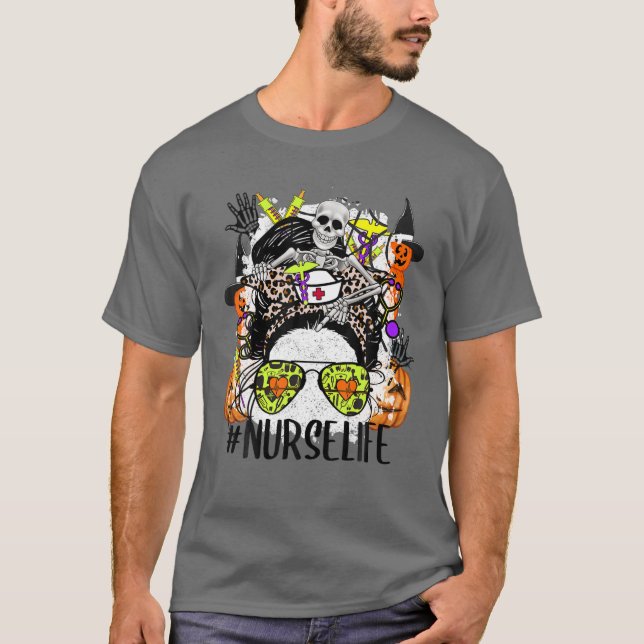 Camiseta Enfermera de la vida de una enfermera loca y desor (Anverso)