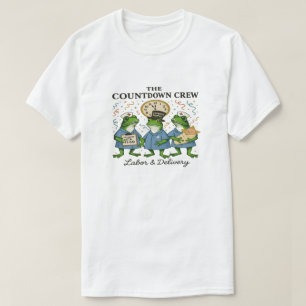 Camiseta Enfermera de Labor y Parto Año Nuevo, equipo de L