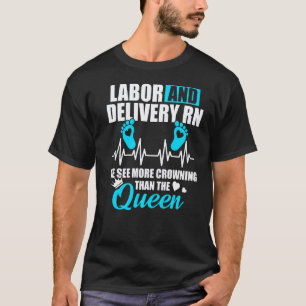 Camiseta Enfermera de Labor y Parto Coronando L D Enfermerí