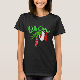 Camiseta Enfermera de laboratorio Merry Christmas Laborator