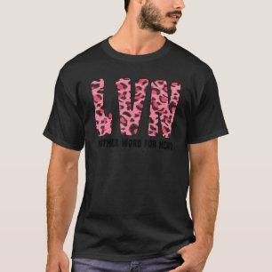 Camiseta enfermera de leopardo LVN vida enfermera práctica 