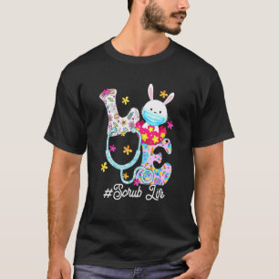 Camiseta Enfermera de limpieza con estetoscopio Vida Día de