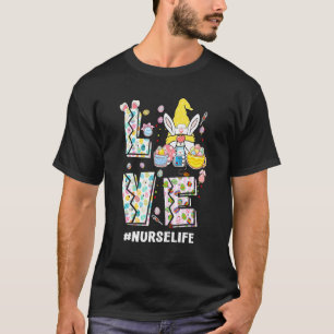 Camiseta Enfermera de limpieza con estetoscopio Vida Gnomo