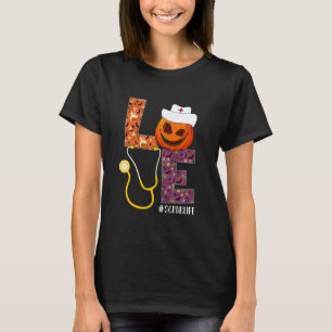 Camiseta Enfermera de limpieza de amor Vida Enfermera Hallo