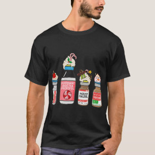 Camiseta Enfermera de Navidades de Peppermint Mocha Propofo