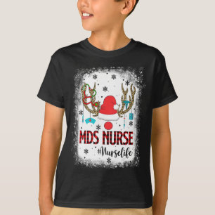 Camiseta Enfermera de Navidades de renos Pajama Nurs de Red