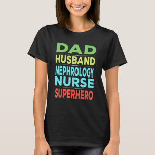 Camiseta Enfermera de nefrología masculina