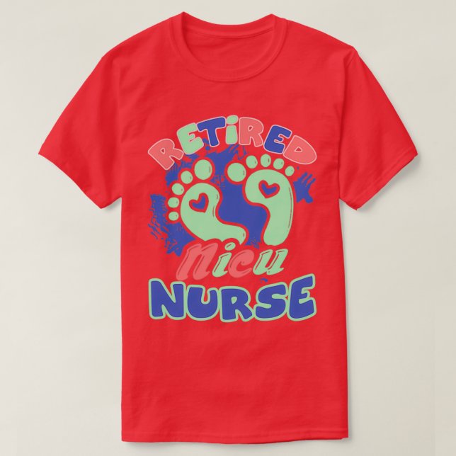Camiseta Enfermera de Nicu retirada (Diseño del anverso)