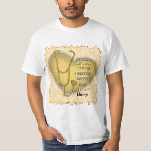 Camiseta Enfermera de ObGyn para el corazón amarillo