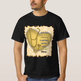 Camiseta Enfermera de ObGyn para el corazón amarillo