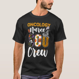 Camiseta Enfermera De Oncología Boo Crew Halloween Para Chi